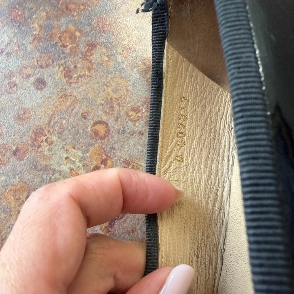 Chanel Black Patent Leather Ballet Flats with Bow 38 - Picture 9 of 15